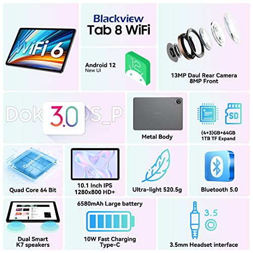 Blackview Tab 8 Android 12 WiFi Tablet - Image 2