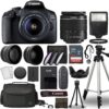 Canon EOS 2000D Rebel T7 2727C002 DSLR Bundle