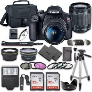 Canon EOS Rebel T7 18-55mm Camera Bundle 2727C002