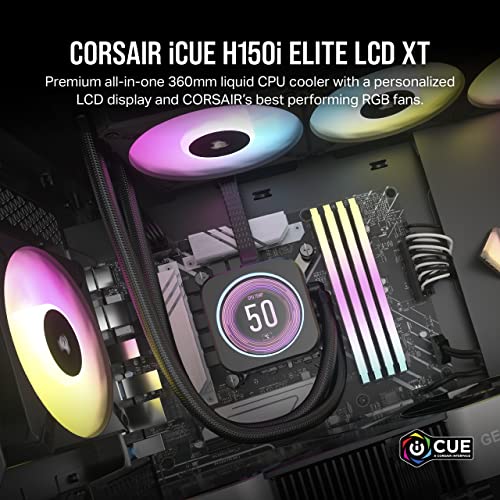 Corsair iCUE H150i Elite LCD XT CW-9060062-WW Liquid Cooler - Image 2