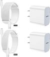 Apple iPhone Fast Charging A2345 2-Pack Type C Wall Charger