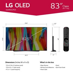 LG OLED 83C2PUA 4K UHD TV