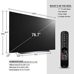 LG OLED C1 Series 77″ TV OLED77C1PUB