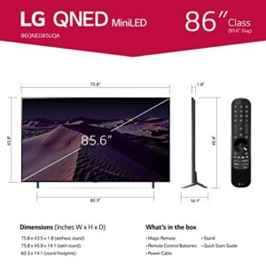 LG 86QNED85UQA 86QNED85UQA 86-Inch QNED TV
