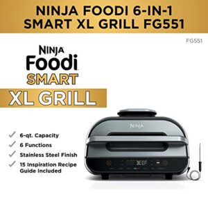 Ninja FG551 Foodi Smart XL Indoor Grill 6-in-1
