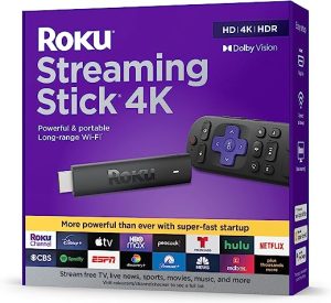 Roku Streaming Stick 4K | 3820R | 4K HDR | Streaming Device