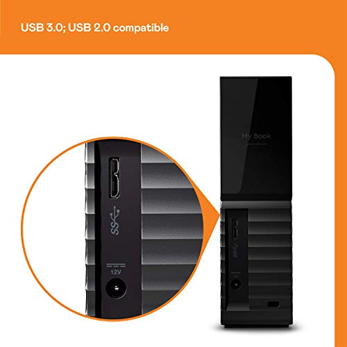 WD My Book WDBBGB0120HBK USB 3.0 Desktop Hard Drive - Image 3