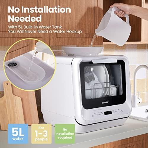 Comfee' Portable Dishwasher CDC17P0ABB 5L - Image 5