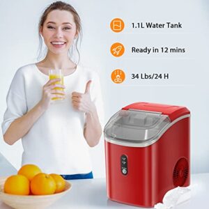 Nugget Countertop Ice Maker With Soft Chewable Ice KFG-123