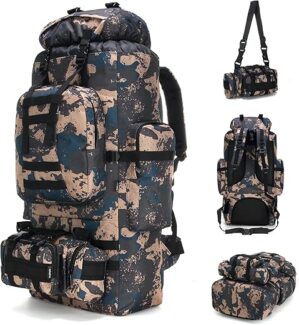 King'sGuard 100L Military Camping Hiking Backpack