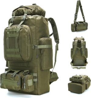 King'sGuard 100L Military Hiking Camping Backpack