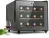 JINJUNYE 12 Bottle Dual Chip Wine Cooler