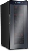 Ivation 12-Bottle Thermoelectric Wine Cooler with Digital Display