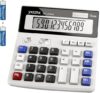 yxzzhx 12-Digit Desk Calculator with Large Display