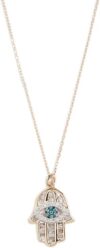 Adina Reyter 14k Baguette Hamsa Necklace