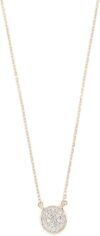 Adina Reyter 14k Gold Pave Disc Necklace