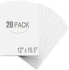 EPHECH 20 Pack 12×16.5 White Foam Boards