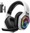 Ozeino 2.4GHz Wireless Gaming Headset with Flip Mic