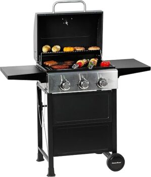 MASTER COOK 3 Burner Stainless Steel Propane Grill