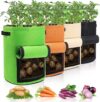 Homyhoo 4 Pack 10 Gallon Potato Growing Bags