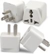 Romeda 4-Pack Europe to US Travel Adapters