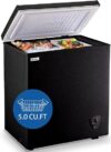 WANAI 5.0 Cu Ft Compact Chest Freezer with Thermostat