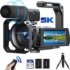 FIREFOTO 5K 56MP Vlogging Camcorder with WiFi