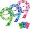 Leeboom Adjustable Tangle-Free Beaded Fitness Jump Rope
