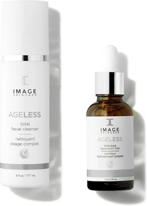 IMAGE Skincare Ageless Total Facial Cleanser And Pure Hyaluronic Serum Set