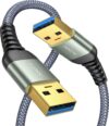 AINOPE 6.6FT USB 3.0 Male Cable