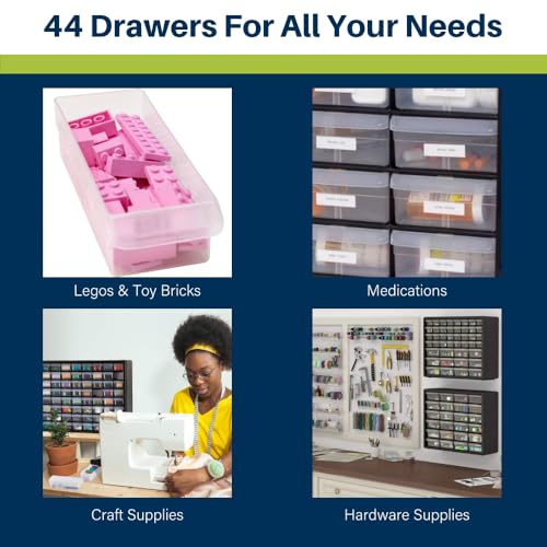Akro-Mils 44-Drawer Plastic Parts Storage Cabinet - Image 5