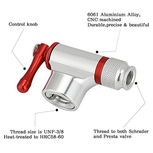 Aleric CO2 Bike Tire Inflator with Insulated Sleeve - Image 3