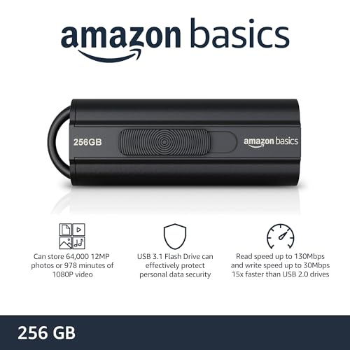 Amazon Basics 256GB USB 3.1 Flash Drive - Image 2