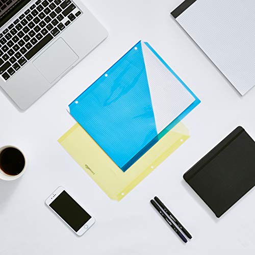 Amazon Basics Binder Organizer Poly Jacket, 5 Pack - Image 5