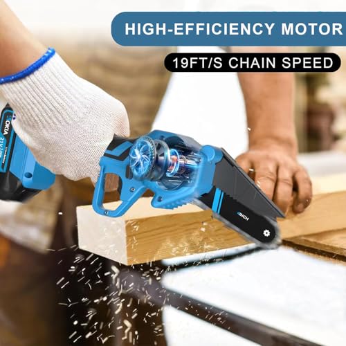 Aokia Portable Cordless Mini Chainsaw - Battery Powered - Image 3