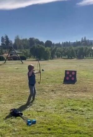 Arrow Soft Archery Game Set with Double Targets