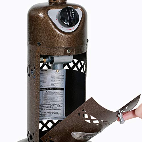 BALI OUTDOORS Portable Bronze Outdoor Propane Table Heater - Image 4