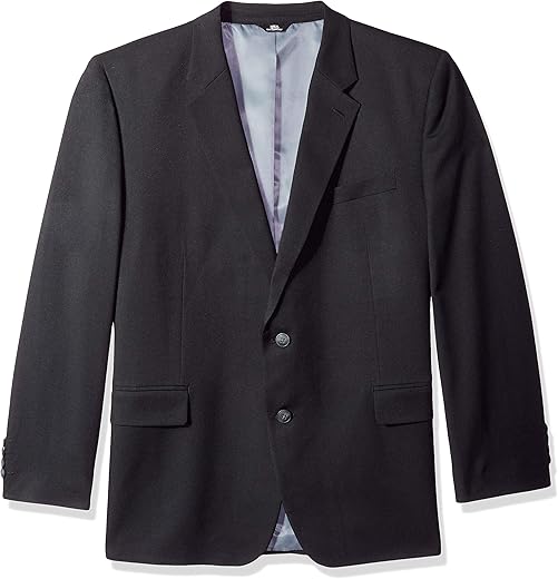 HAGGAR Big & Tall Travel Performance Heather Twill Suit Jacket