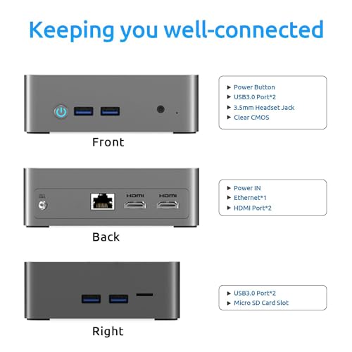 Bmax B3 Mini PC, Intel N5095, 8GB/256GB - Image 4