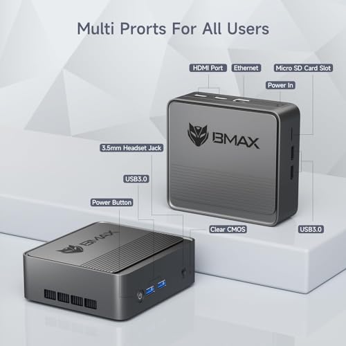 Bmax B3 Mini PC, Intel N5095, 8GB/256GB - Image 5