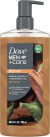 DOVE Sandalwood+Cardamom Oil MEN+CARE Body Wash