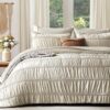 UNILIBRA Boho Beige 7-Piece Queen Comforter Set