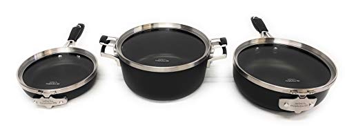 Calphalon 9pc Space Saving Nonstick Cookware Set - Image 4