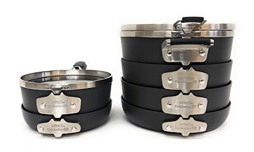 Calphalon 9pc Space Saving Nonstick Cookware Set - Image 5