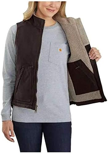 Carhartt Relaxed Fit Sherpa-Lined Mock-Neck Vest - Image 3