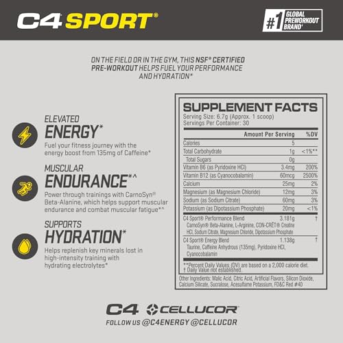 Cellucor C4 Sport Pre Workout Powder - Image 2