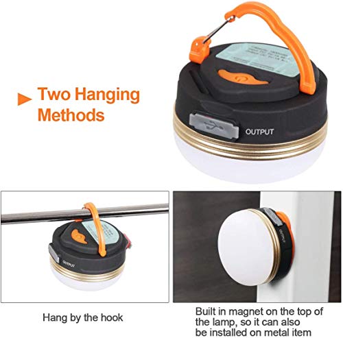 Censinda Rechargeable LED Camping Lantern with Power Bank - Image 4