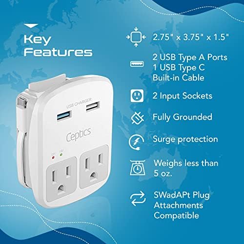 Ceptics Universal Travel Adapter Kit - Image 4