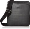 Lacoste Chantaco Matte Pique Leather Zip Bag