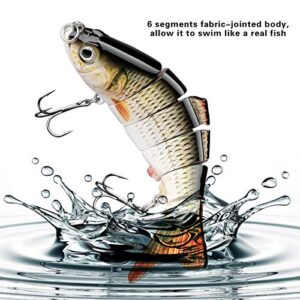 CharmYee Highly Realistic Multi Jointed Swimbait Lures
